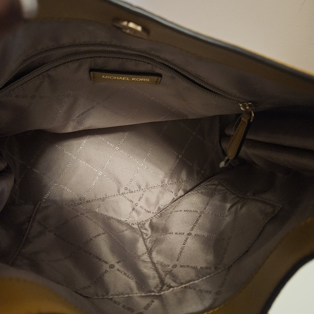 Michael Kors Suede Leather Shoulder Bag - Picture 3 of 7